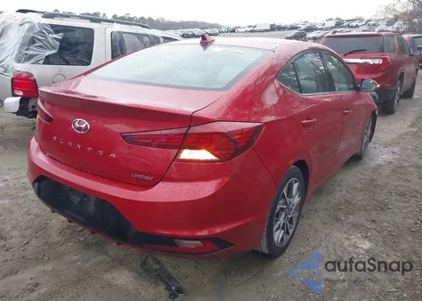 2019 Hyundai Elantra Limited from USA, damaged, VIN KMHD84LF5KU741284